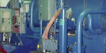 <Absorption chiller being repaired>