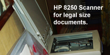 <HP Scanjet 8250 next to old 6350 scanner>