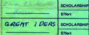 <John Uske's last report card>